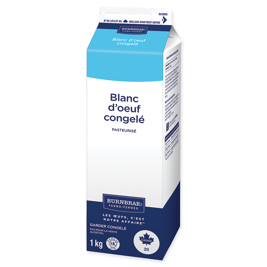 Blanc d’œuf congelé