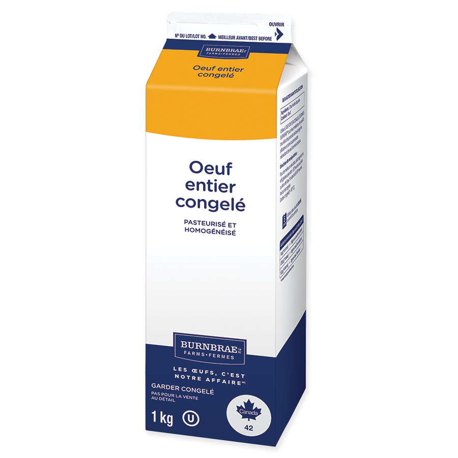 Œuf entier congelé